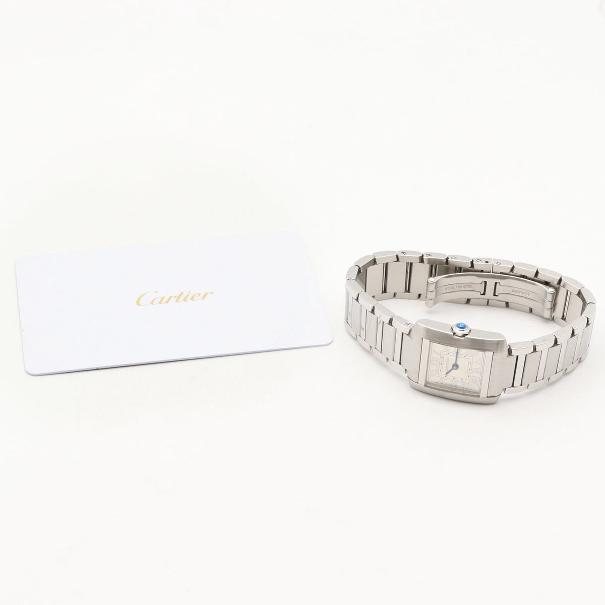 Pre-Owned Cartier Tank Française SM Watch, Stainless Steel, Ladies, Silver Tone, WSTA0065