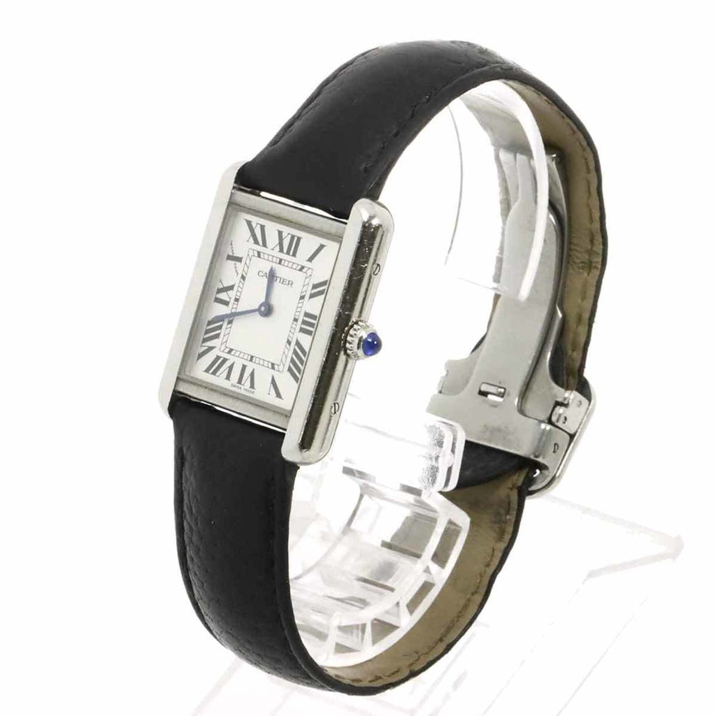 Pre-Owned Cartier Tank Solo SM WSTA0030 Women's Watch, Silver, Quartz Watch