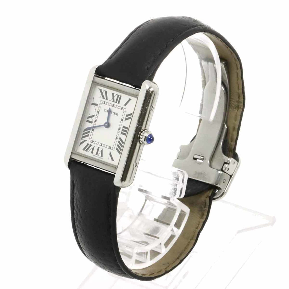 Pre-Owned Cartier Tank Solo SM WSTA0030 Women's Watch, Silver, Quartz Watch