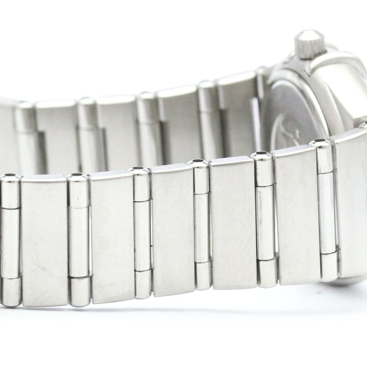 Pre-Owned OMEGA Constellation Diamond Steel Quartz Ladies Watch 1567.89 Polished