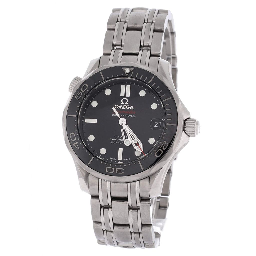 Pre-Owned Seamaster Professional Diver 300M Co-Axial Chronometer Automatic Watch Stainless Steel 36 By Rebag