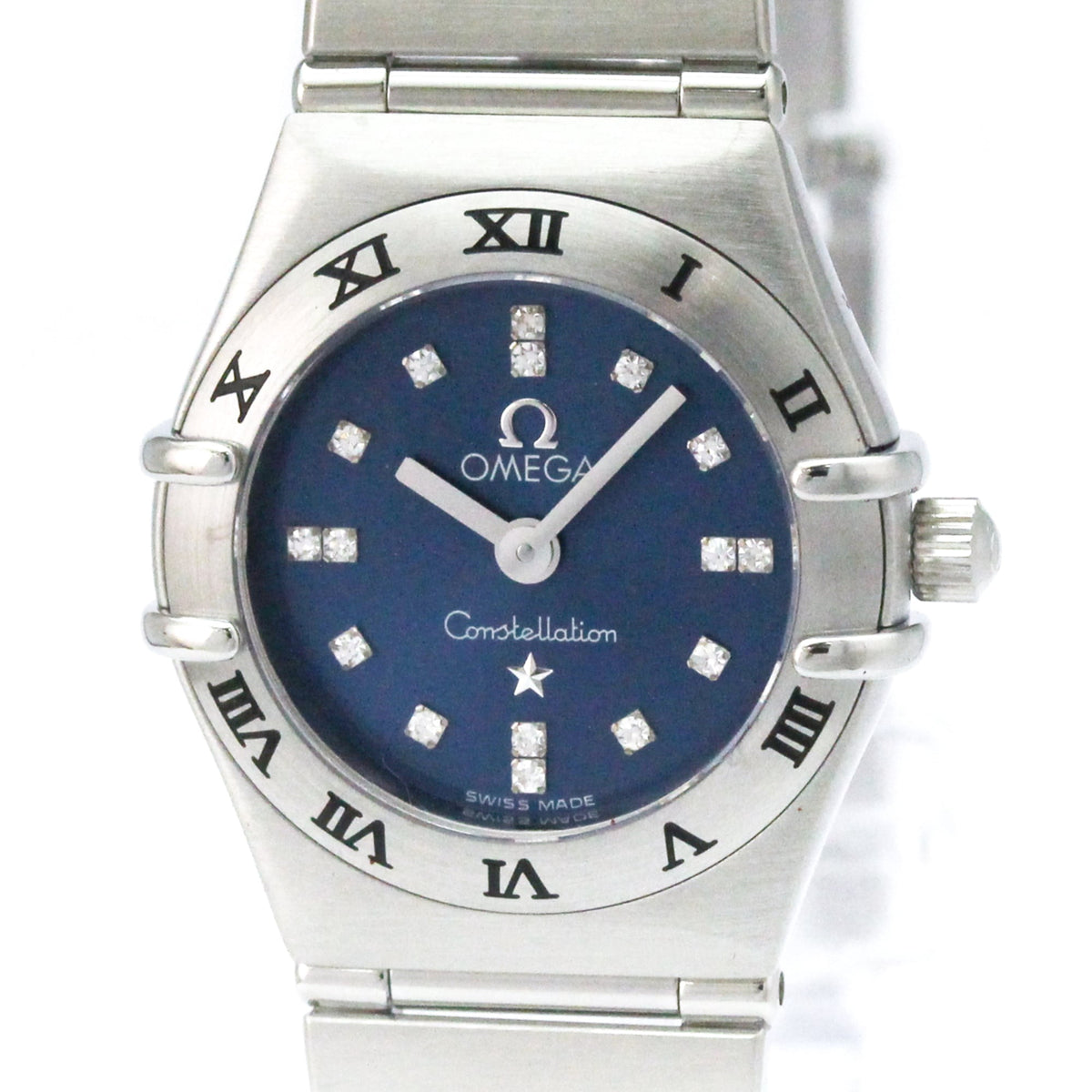 Pre-Owned OMEGA Constellation Cindy Crawford LTD Edition Diamond Watch 1563.86 Polished