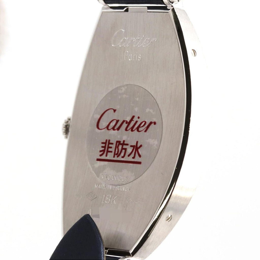 Pre-Owned Cartier Tonneau LM WG D WA502451 Watch, Manual Winding