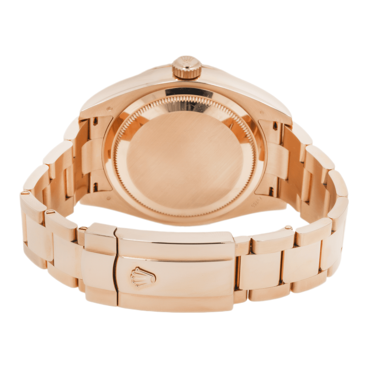 Pre-Owned Rolex Sky-Dweller 42MM 326935 Chocolate Dial Fluted Bezel 18K Rose Gold Oyster Bracelet