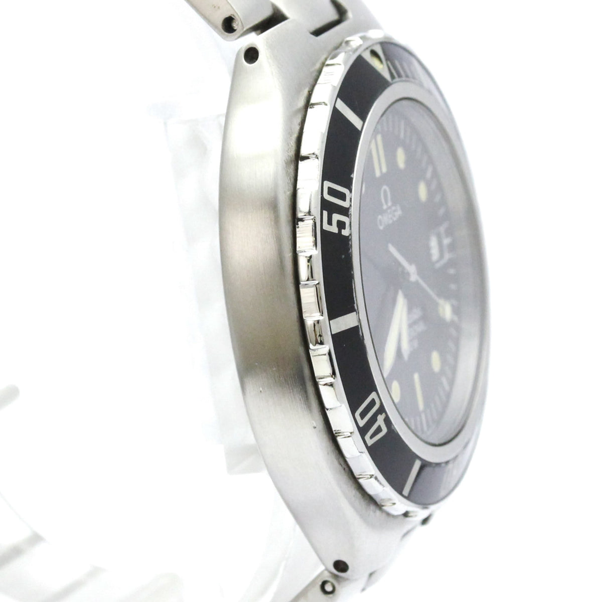 Pre-Owned OMEGA Seamaster Professional 200M Quartz Mens Watch 2850.50 Polished