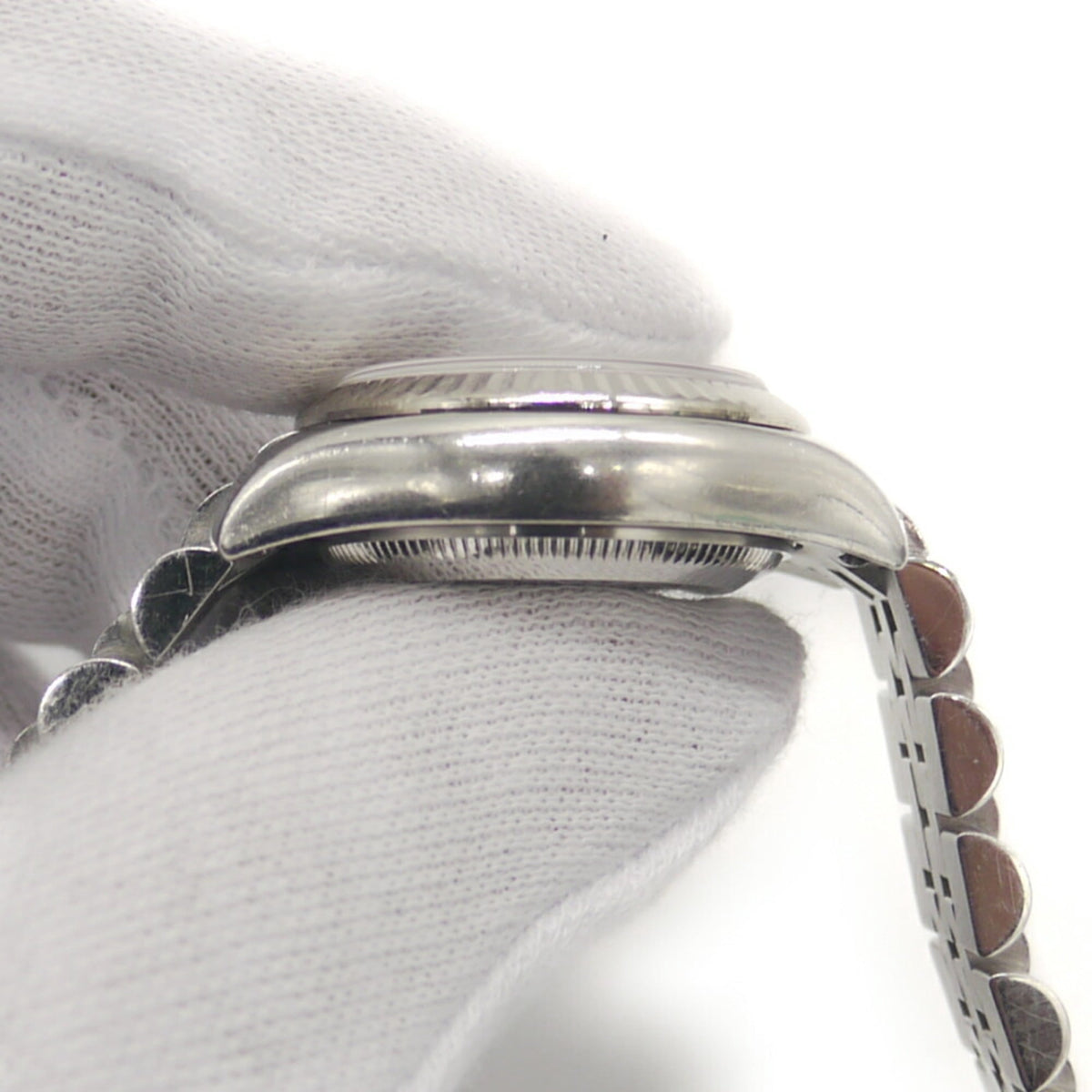Pre-Owned ROLEX Datejust 179174G (D-serial number), Automatic, 10-diamond setting, Computer...