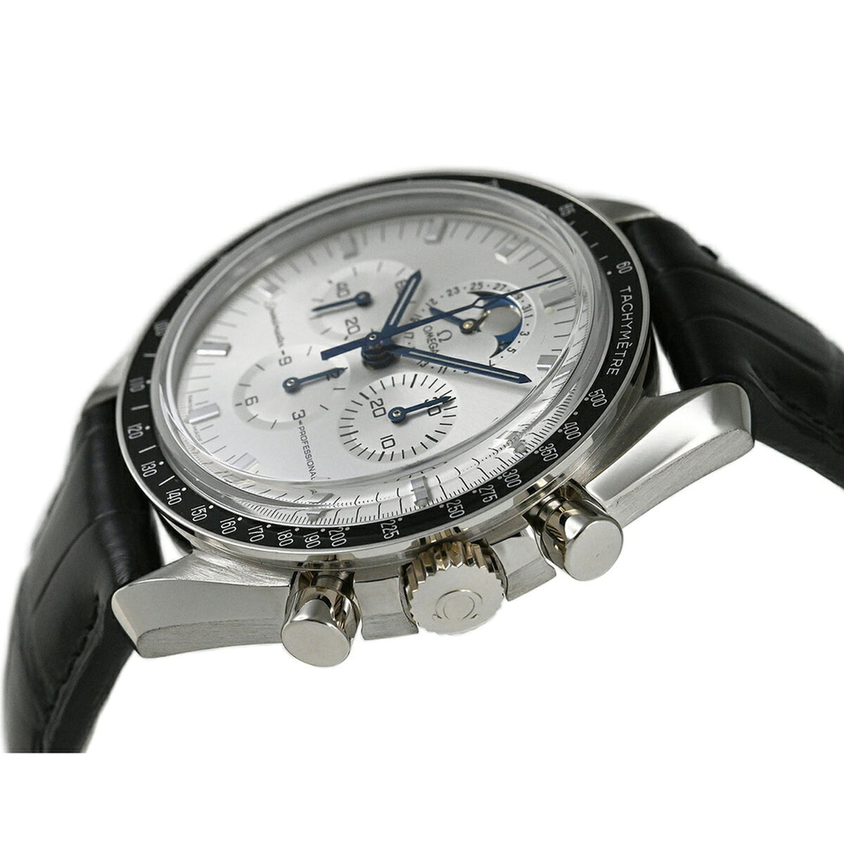 Pre-Owned Omega Speedmaster Professional Moonphase Wristwatch 3689.30.31
