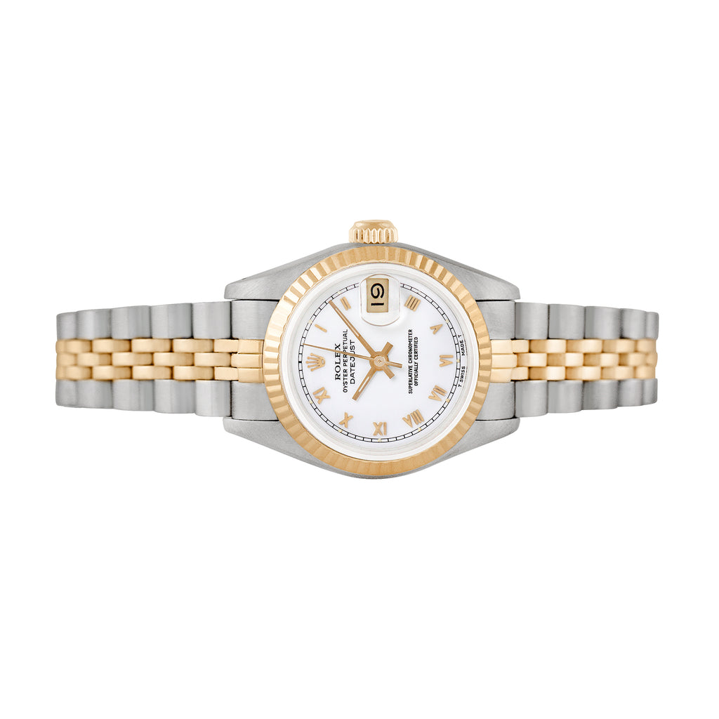 Pre-Owned Rolex Ladies Datejust 26mm Stainless Steel and Yellow Gold Jubilee Wristwatch