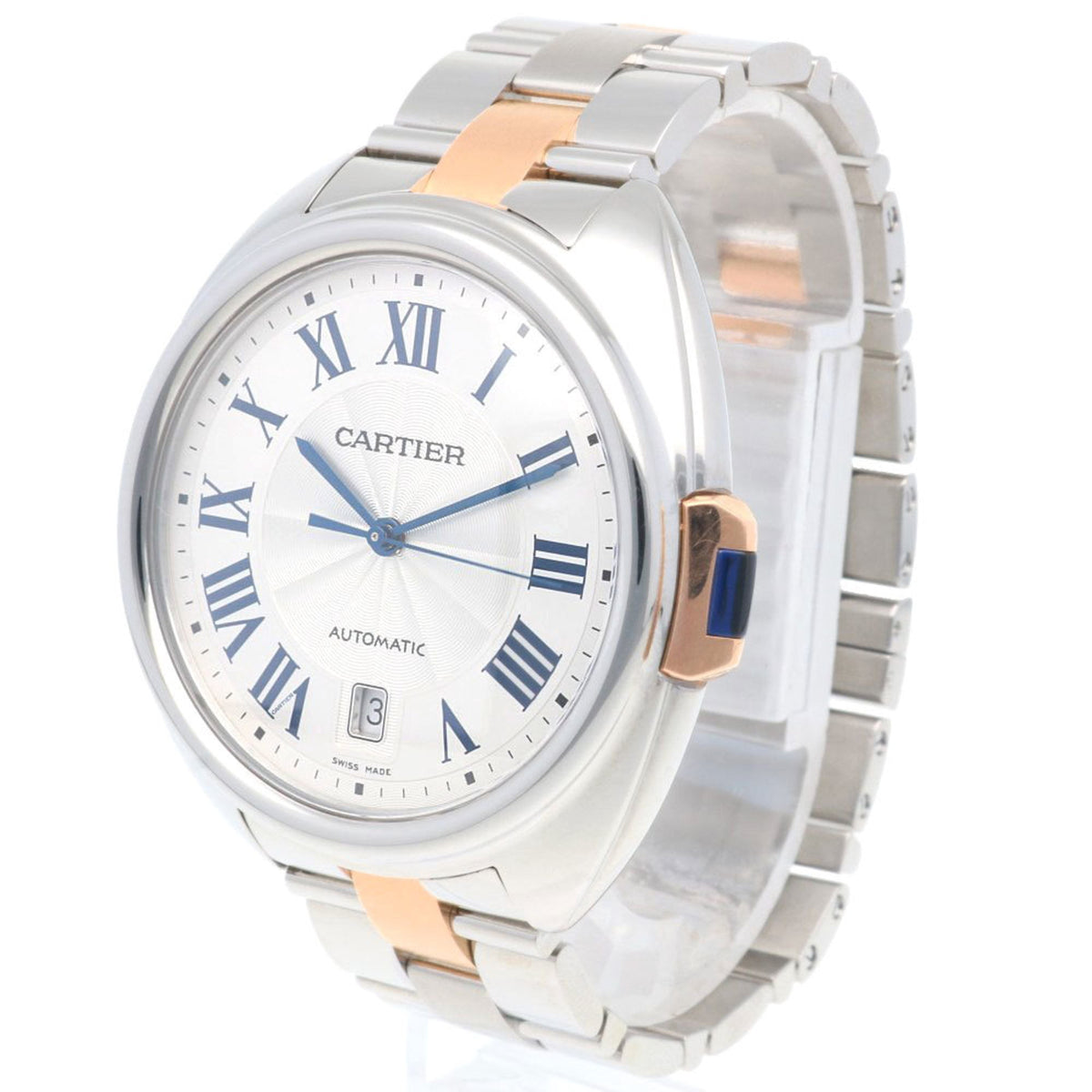 Pre-Owned Cartier Clé de Watch Stainless Steel 3850 Automatic Men's CARTIER... (Good)