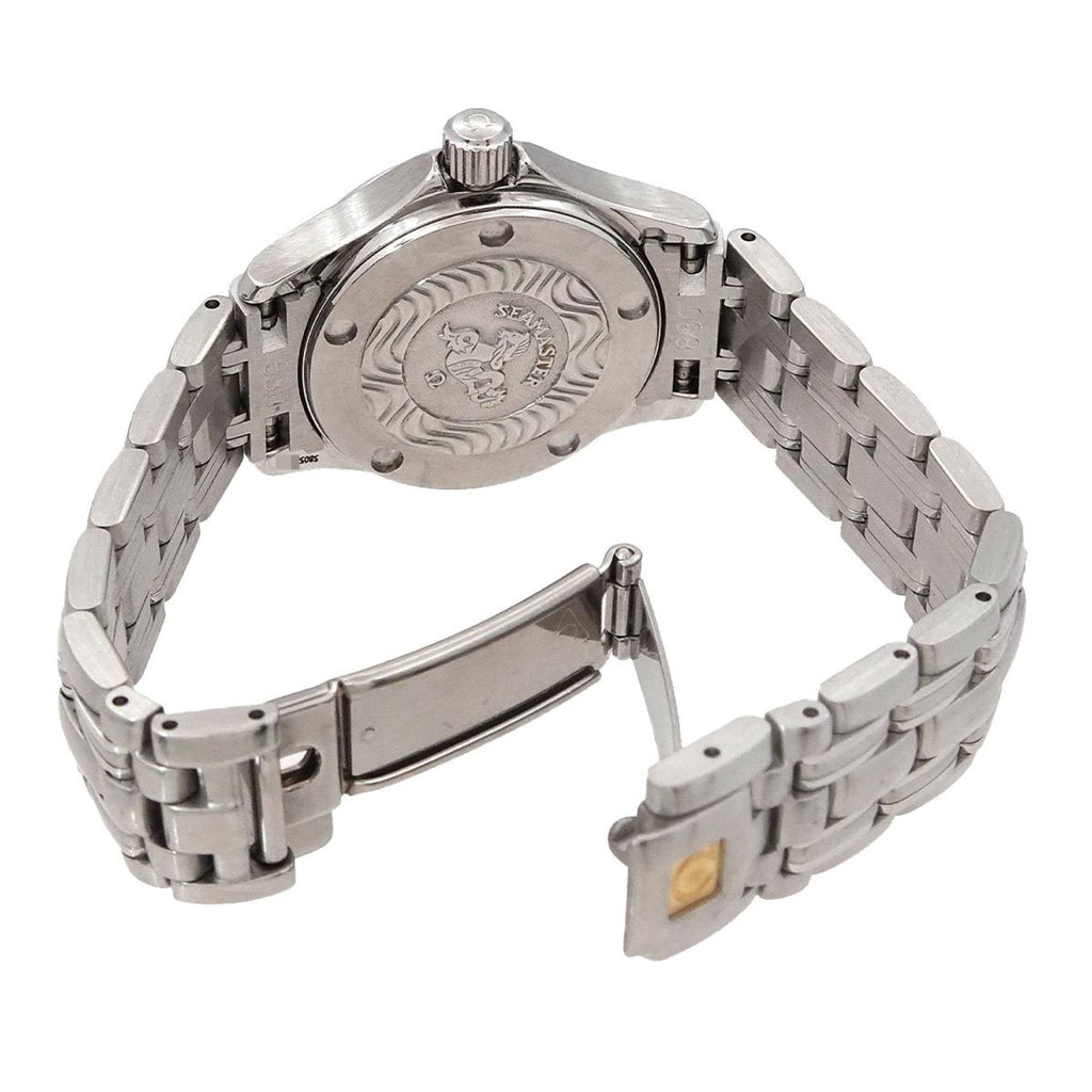 Pre-Owned OMEGA Seamaster 120 2581 43 Women's Watch with Date, Gray Quartz Movement