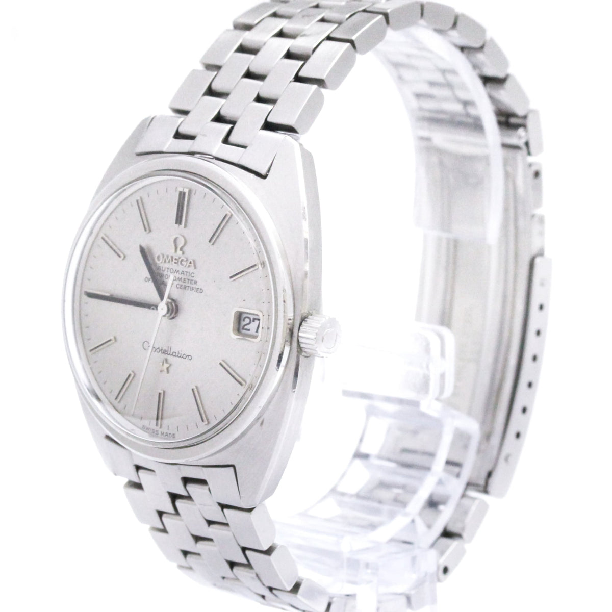Pre-Owned OMEGA Constellation Date Cal 564 Steel Automatic Watch 168.017 Vintage