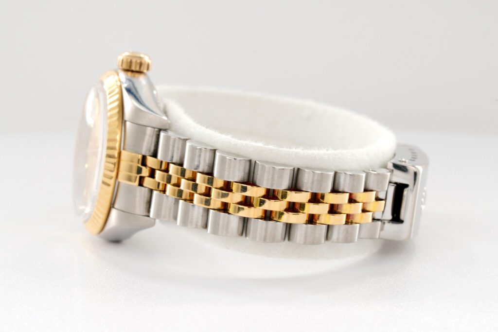 Pre-Owned Ladies Rolex Two-Tone 18K/SS Datejust with Gold Champagne Dial