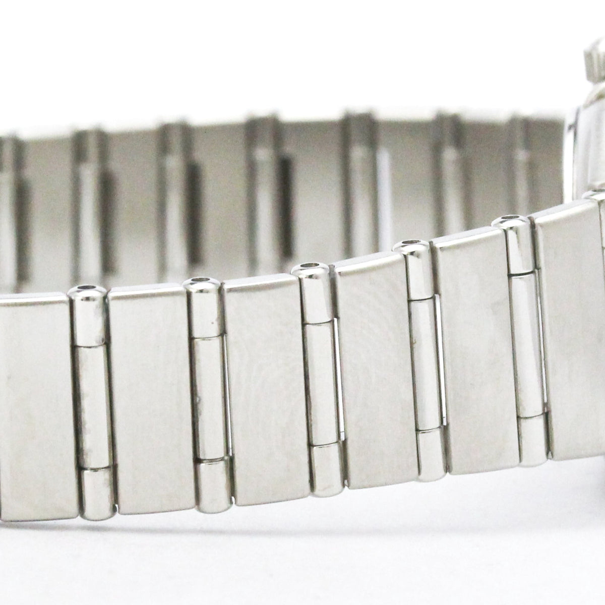 Pre-Owned OMEGA Constellation Diamond MOP Dial Steel Quartz Ladies Watch 1566.76 Polished