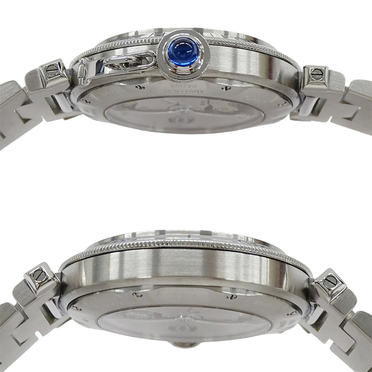 Pre-Owned Cartier Pasha Grid Date Automatic Watch for Men, Stainless Steel (SS) W31040H3,...