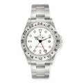 Pre-Owned Rolex Explorer II 16570 Polar White Dial Steel Mens Watch