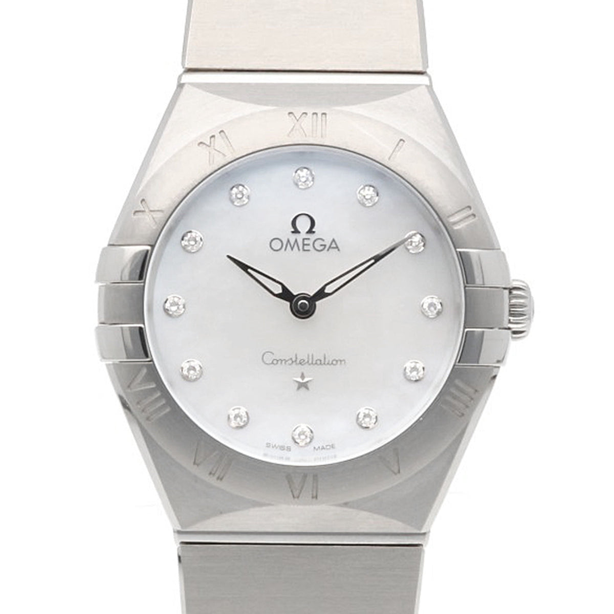 Pre-Owned Omega Constellation Watch, Stainless Steel 131.10.28.60.55.001, Quartz, Ladies,...