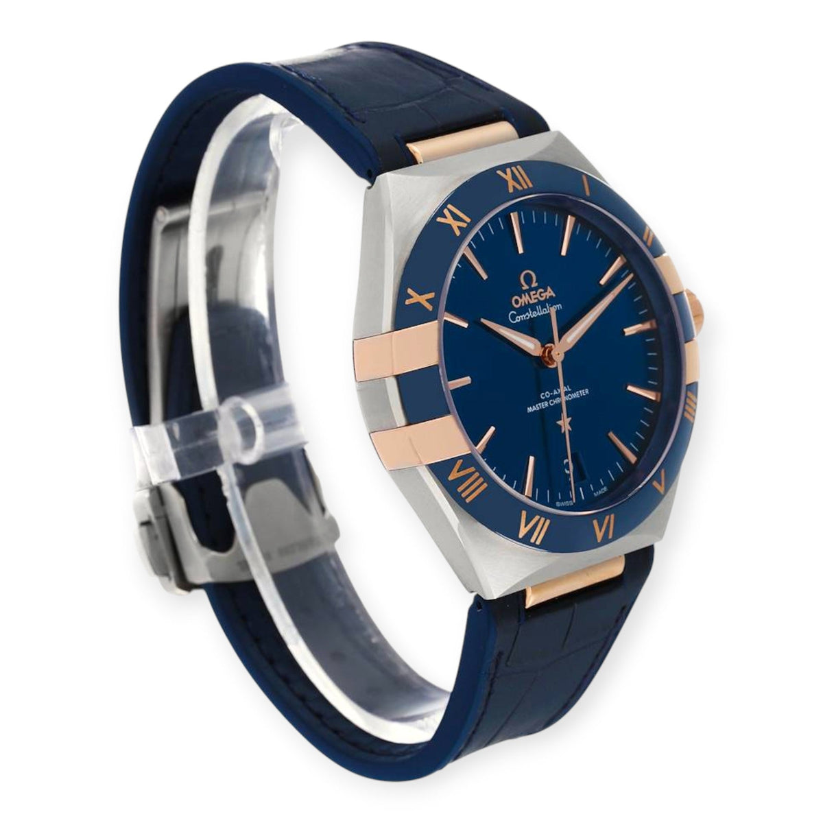 Pre-Owned Omega Constellation 41mm 131.23.41.21.03.001 Steel Rose Gold Mens Watch