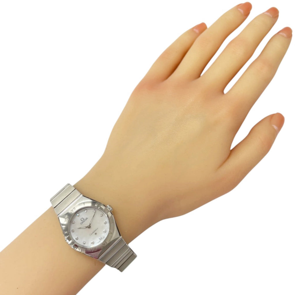 Pre-Owned Omega Constellation Watch, Stainless Steel 131.10.28.60.55.001, Quartz, Ladies,...