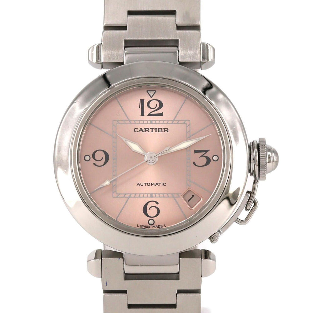 Pre-Owned Cartier Pasha C W31075M7 Stainless Steel Automatic Watch