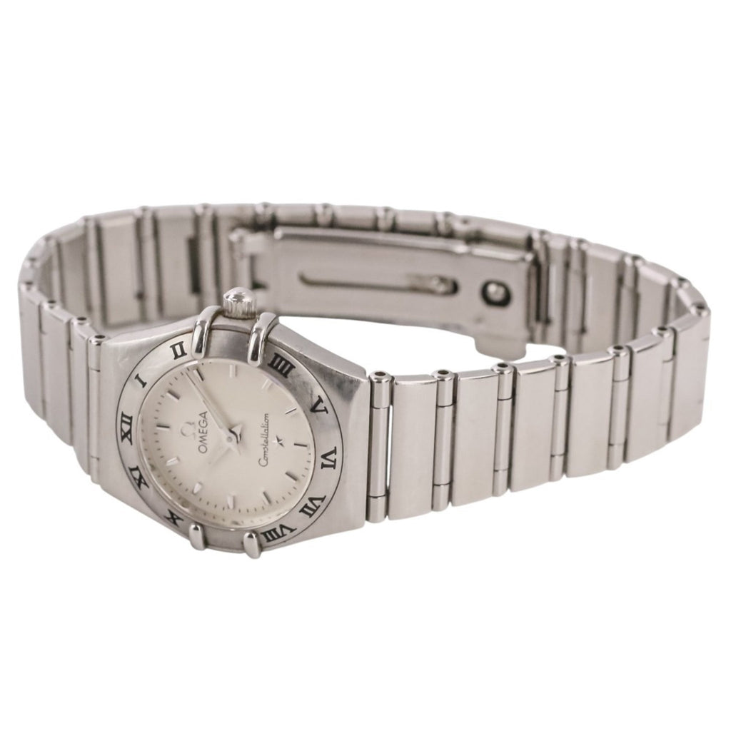 Pre-Owned OMEGA Constellation Quartz Watch 1562.30 White Dial Silver Color Women's
