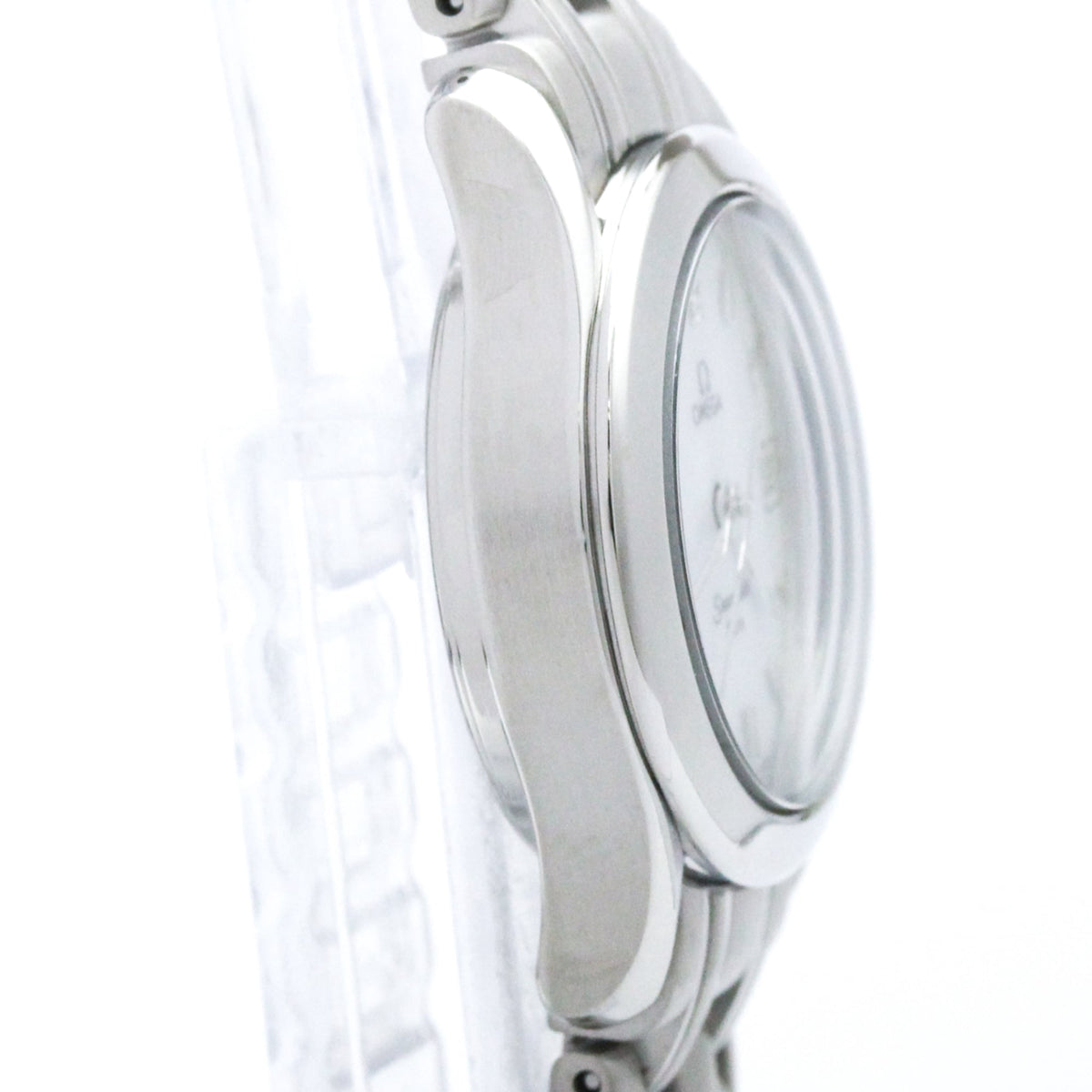 Pre-Owned OMEGA Seamaster 120M Diamond MOP Dial Ladies Watch 2581.84 Polished