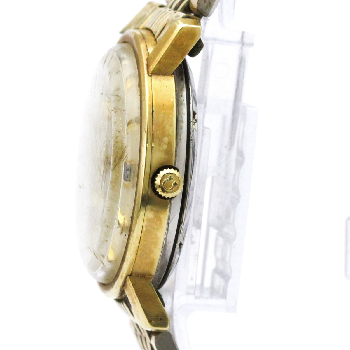 Pre-Owned OMEGA Constellation Day Date Cal 751 Gold Plated Automatic Mens Watch 168.016 Vintage