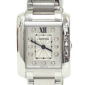 Pre-Owned Cartier women's watch Tank Anglaise SM W4TA0003, diamond, stainless steel, quartz,...