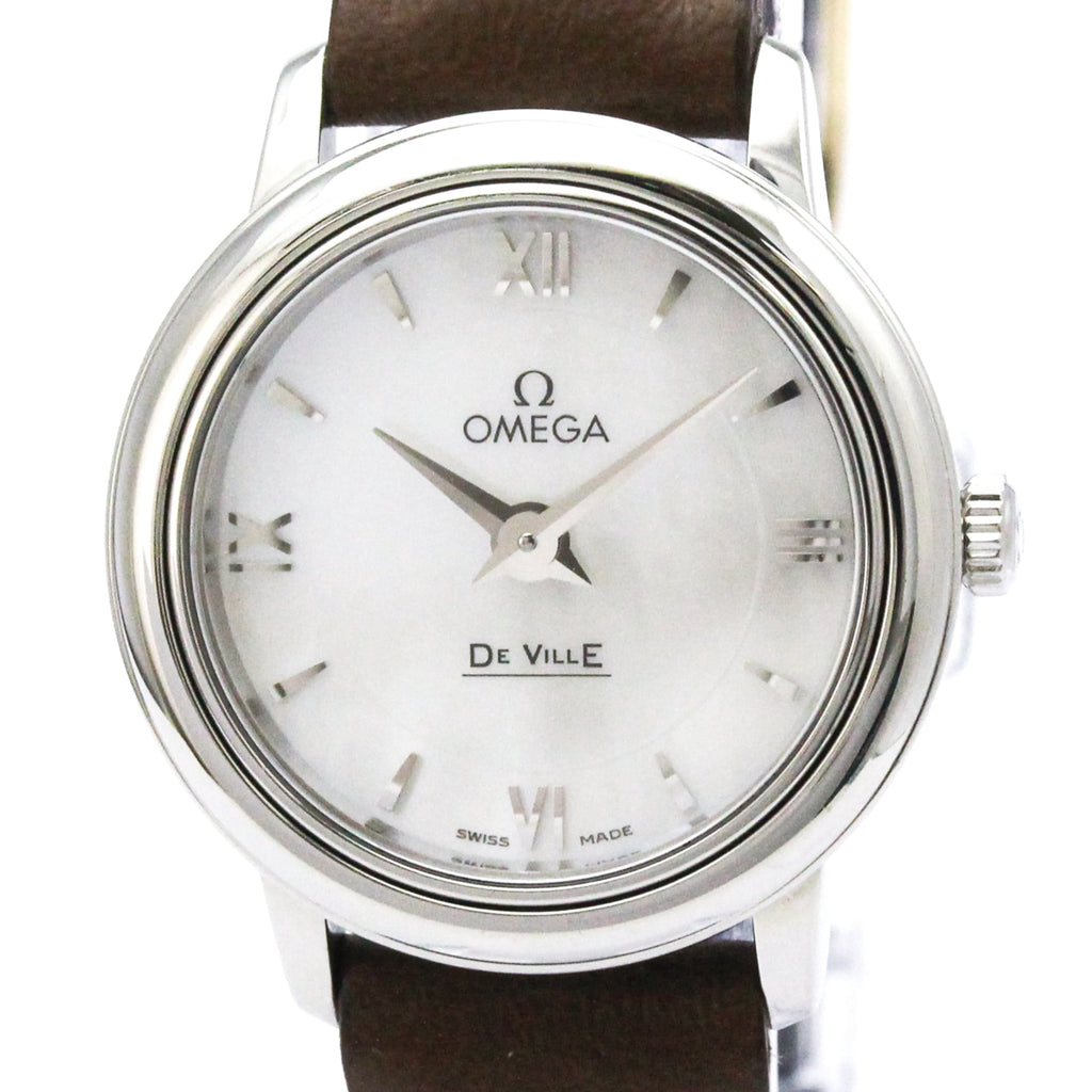 Pre-Owned OMEGA De Ville Prestige MOP Quartz Watch 424.10.24.60.05.001 Polished