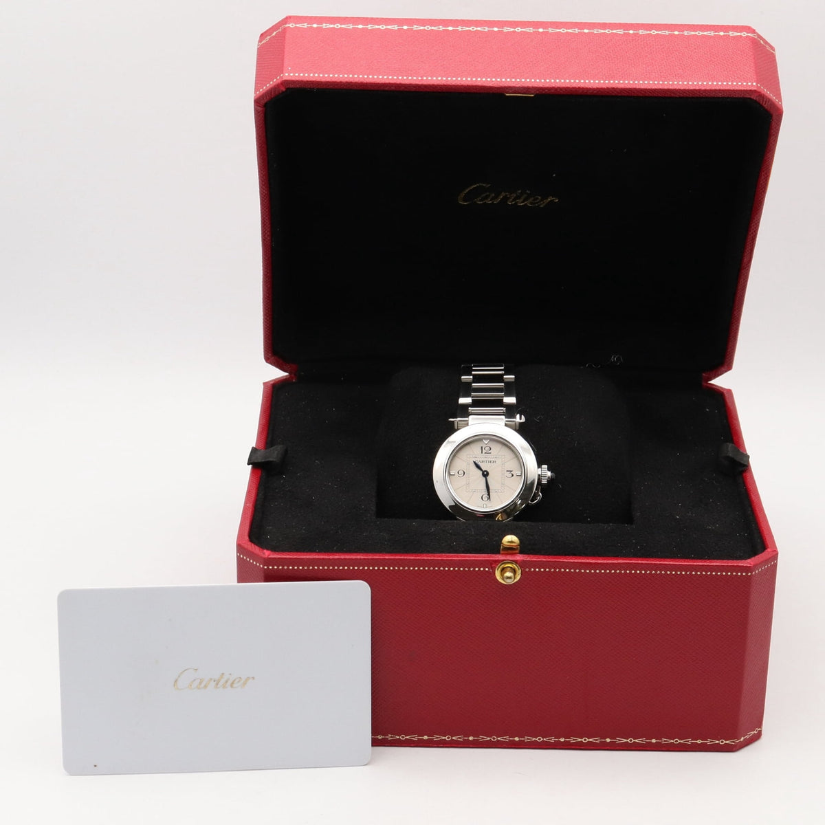 Pre-Owned Cartier Pasha de Women's Stainless Steel Watch, Silver Tone, WSPA0021