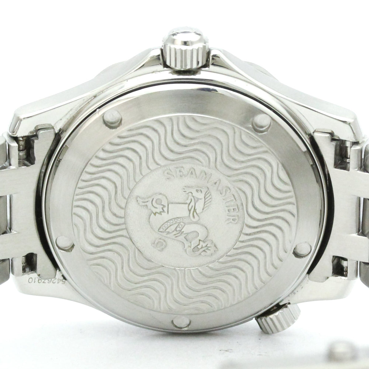 Pre-Owned OMEGA Seamaster Professional 300M Steel Mid Size Watch 2561.80 Polished