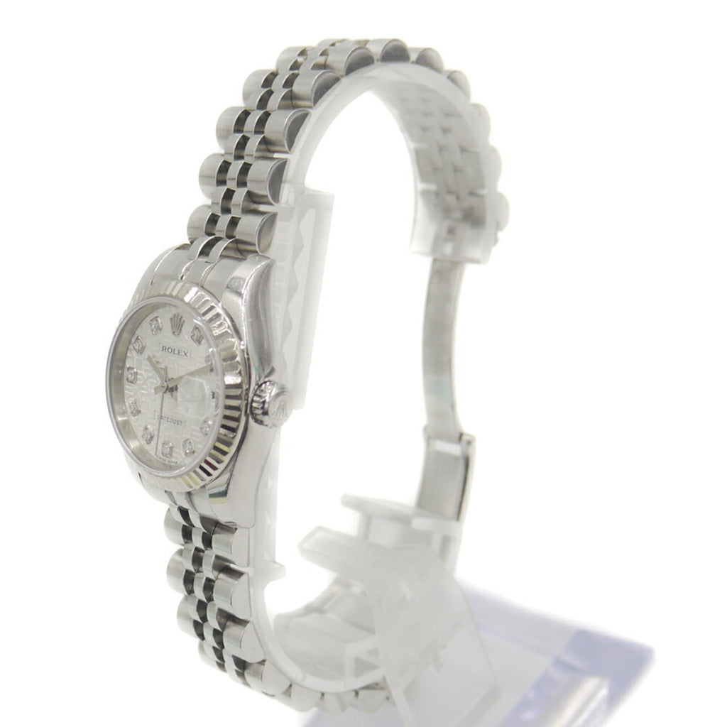 Pre-Owned ROLEX Datejust 179174G (D-serial number), Automatic, 10-diamond setting, Computer...