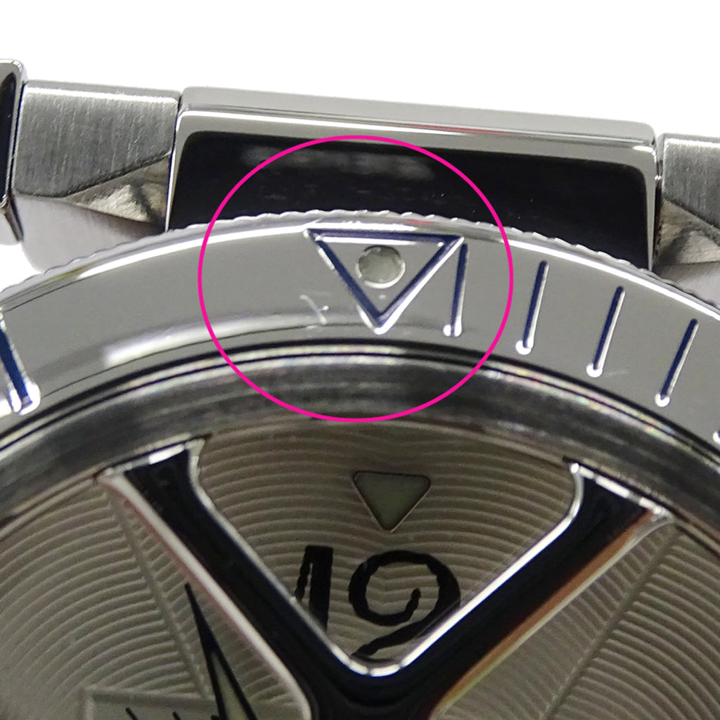 Pre-Owned Cartier Pasha Grid Date Automatic Watch for Men, Stainless Steel (SS) W31040H3,...