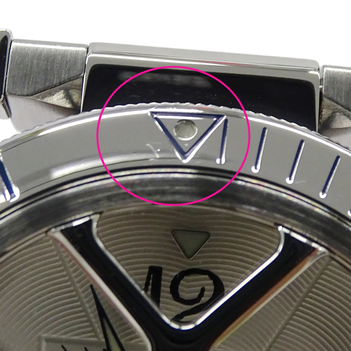 Pre-Owned Cartier Pasha Grid Date Automatic Watch for Men, Stainless Steel (SS) W31040H3,...