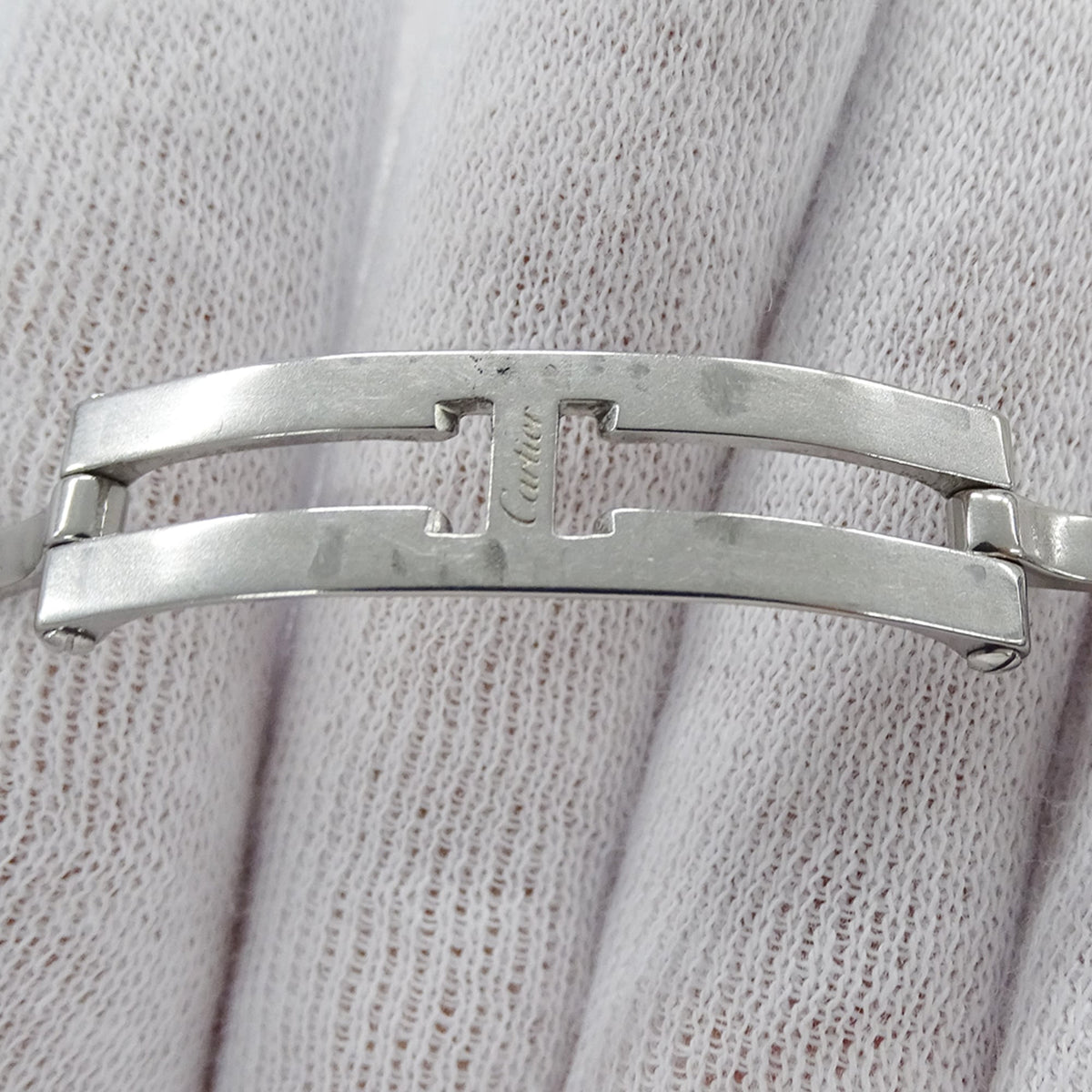 Pre-Owned Cartier women's watch, Tank Française SM, quartz movement, stainless steel (SS),...