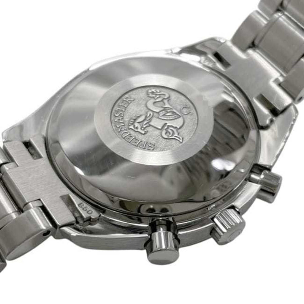 Pre-Owned Omega Speedmaster Triple Calendar Watch, Cream White Silver, 3523.30, Chronograph,...