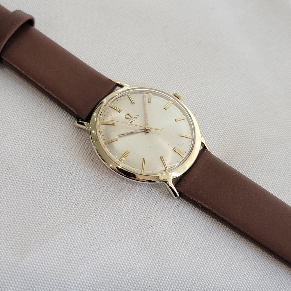Pre-Owned Omega 14k Solid Gold Cal 600 Mens 33mm 1960s Manual Wind Dress Watch RA667