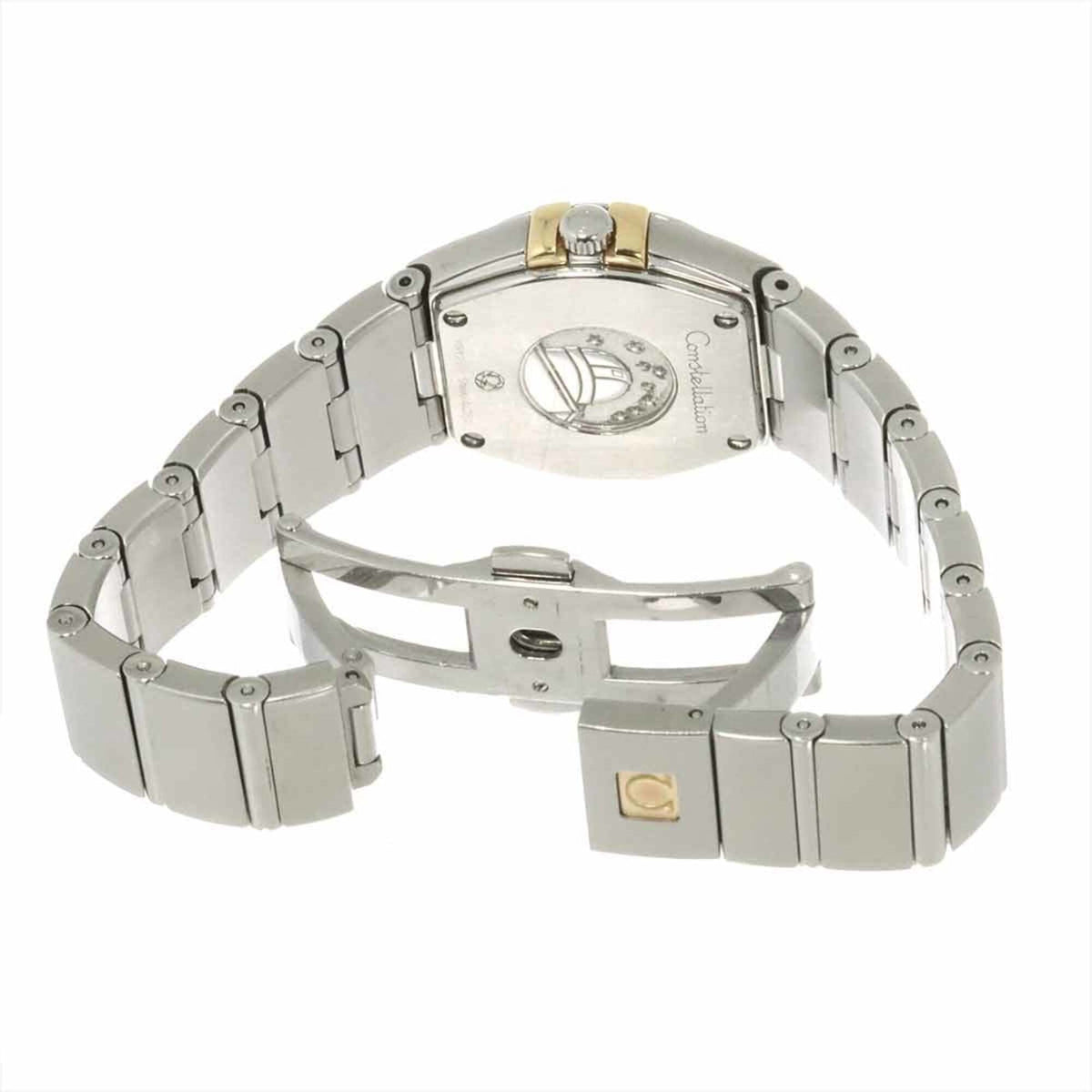 Pre-Owned Omega Constellation Brushed Two-Tone 123 20 24 60 55 005 Women's Watch 12P Diamond...