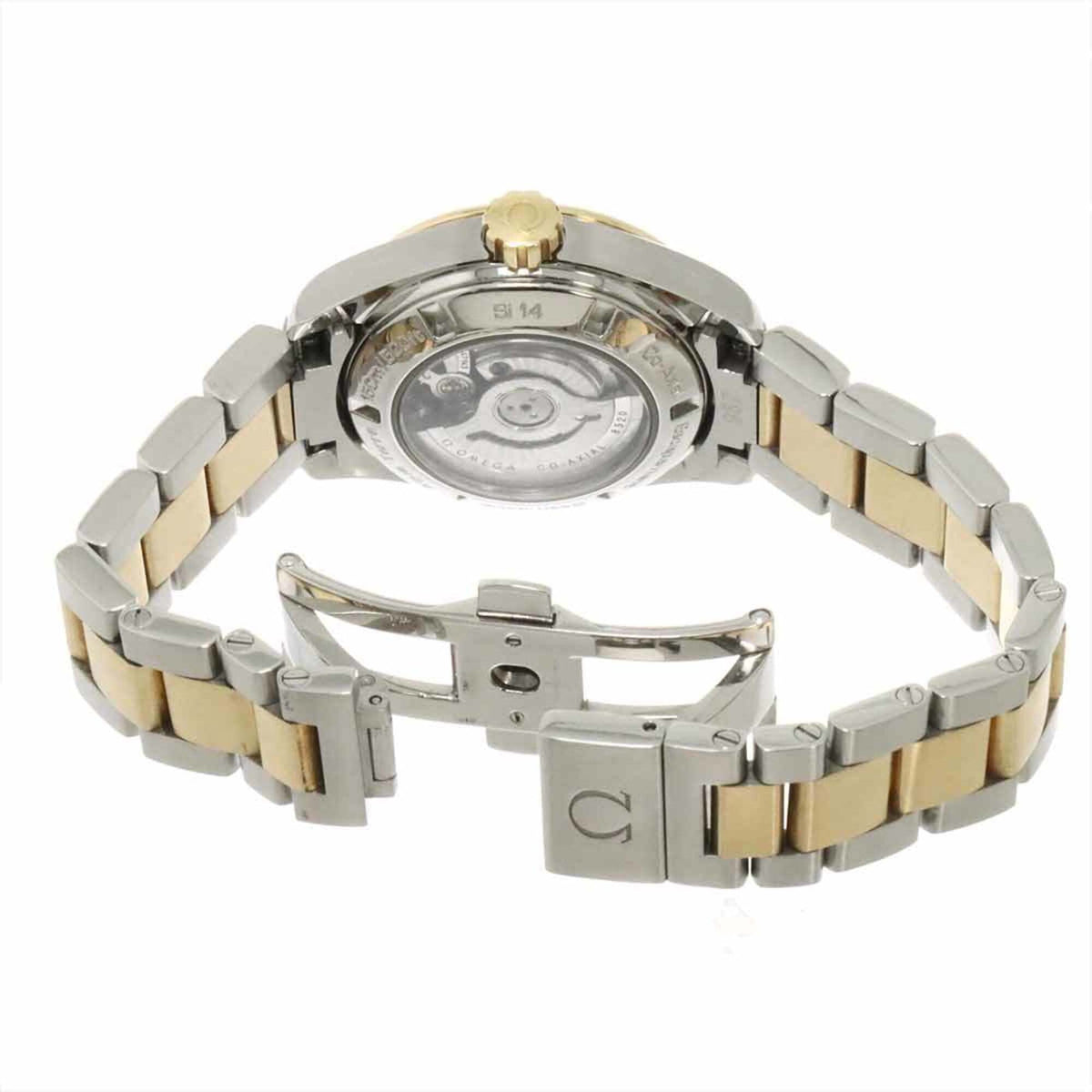 Pre-Owned Omega Seamaster Aqua Terra Two-Tone 231 20 30 06 002 Ladies' Watch Date Gray YG...