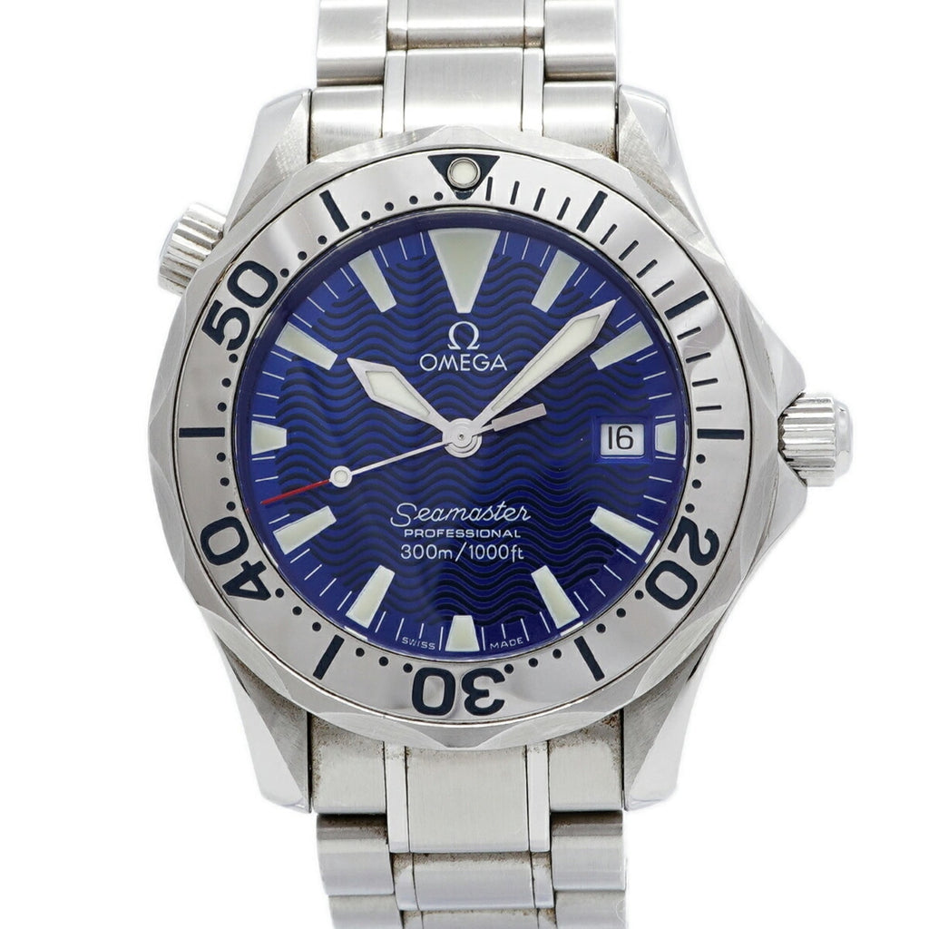 Pre-Owned Omega Seamaster Professional 2263.80 Blue Dial Men's Watch