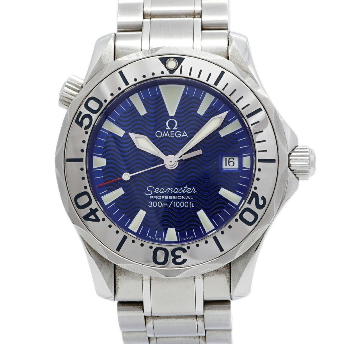 Pre-Owned Omega Seamaster Professional 2263.80 Blue Dial Men's Watch
