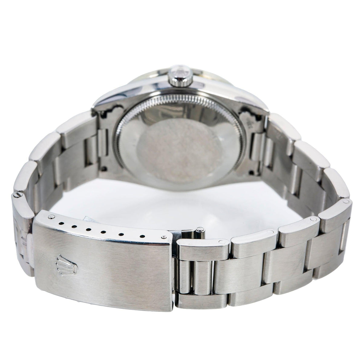 Pre-Owned Rolex Datejust 31MM 78240 Pink Mother of Pearl Diamond Dial Diamond Bezel Stainless Steel Oyster Bracelet 1.05ct