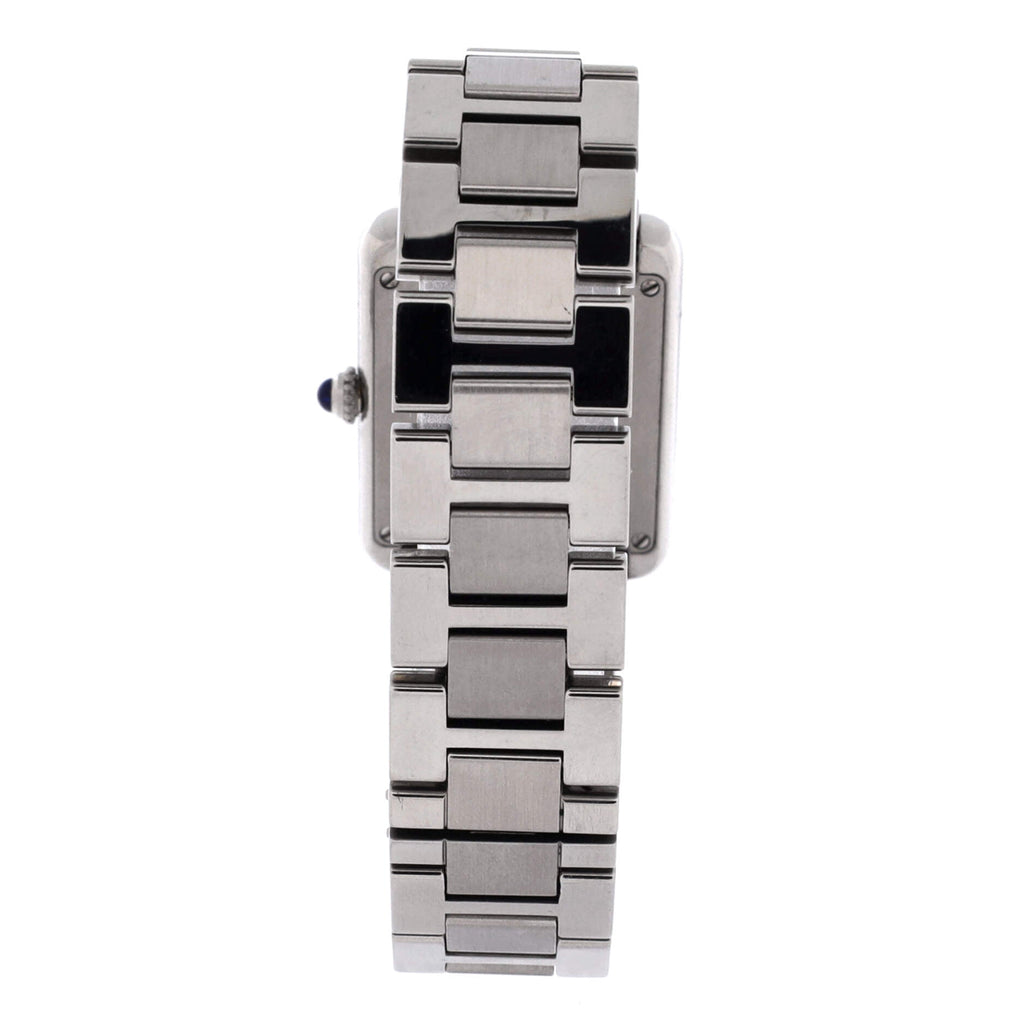 Pre-Owned Tank Solo Quartz Watch Stainless Steel 24 By Rebag