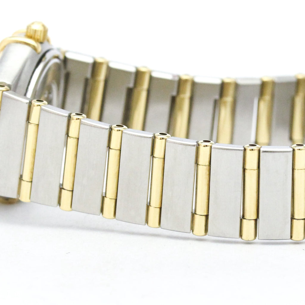 Pre-Owned OMEGA Constellation Diamond 18K Gold Steel Watch 1267.10 Polished