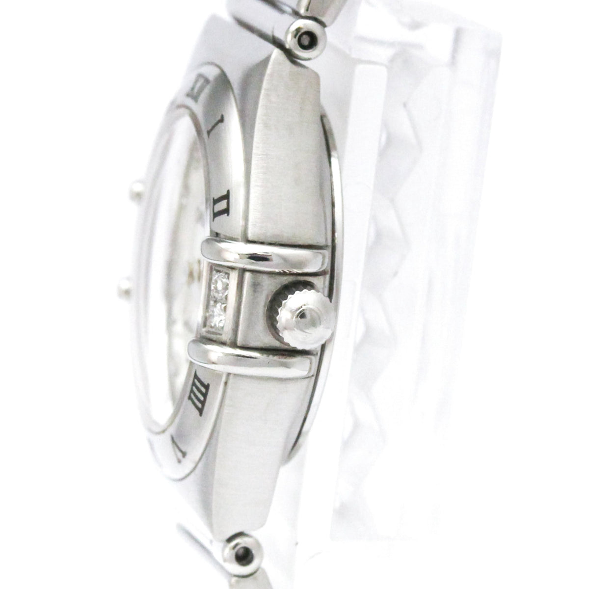 Pre-Owned OMEGA Constellation Diamond MOP Dial Steel Quartz Ladies Watch 1566.76 Polished