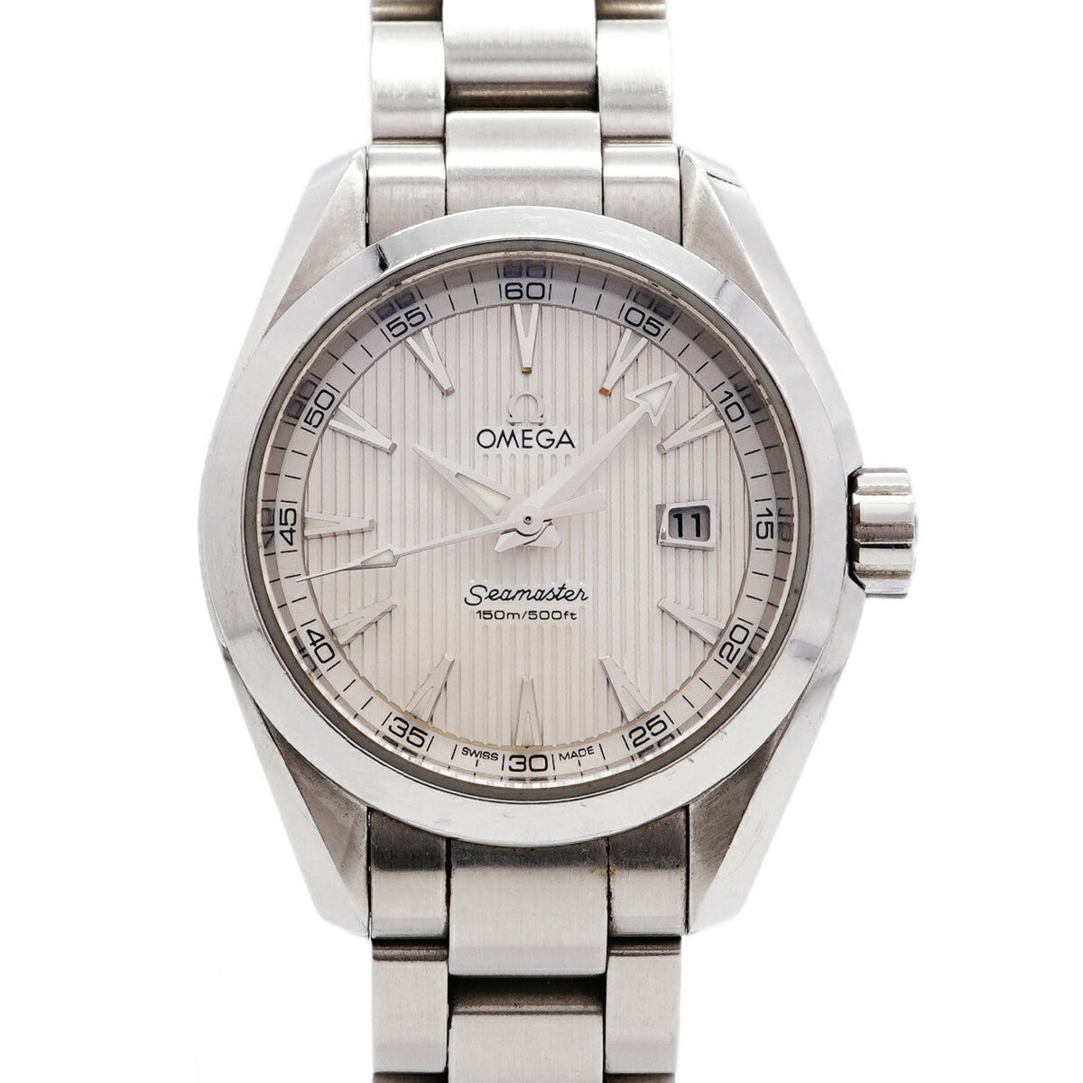 Pre-Owned Omega Seamaster Aqua Terra 231.10.30.61.02.001 Silver Dial Women's Watch