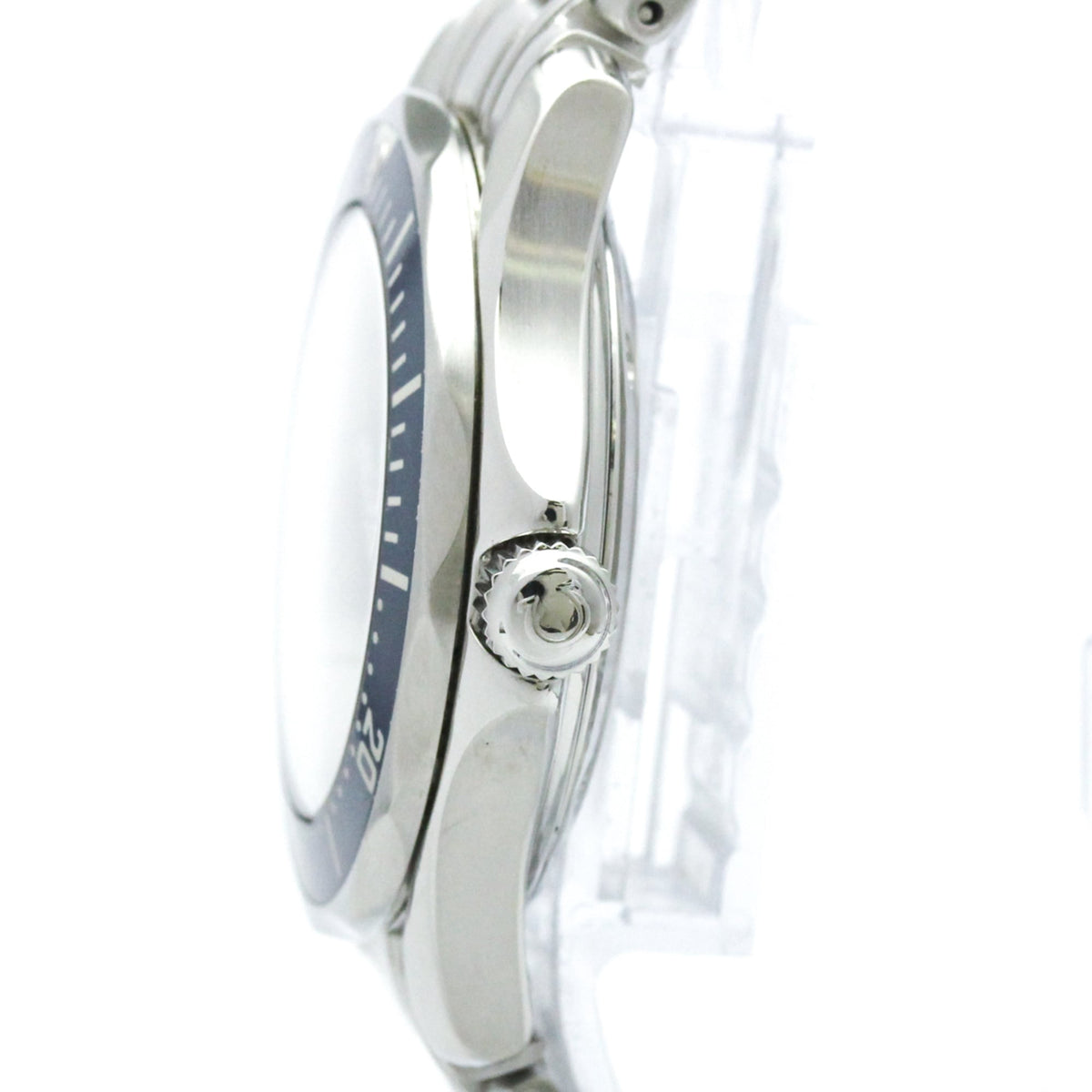Pre-Owned OMEGA Seamaster Professional 300M Steel Mid Size Watch 2561.80 Polished