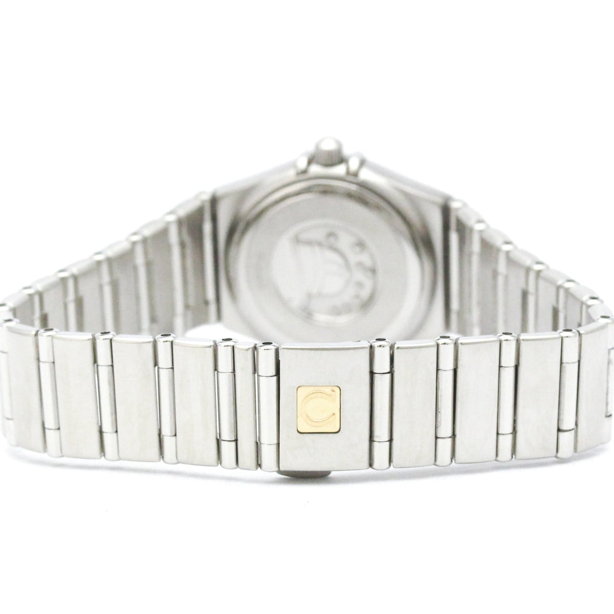 Pre-Owned OMEGA Constellation Diamond MOP Dial Steel Quartz Ladies Watch 1566.76 Polished