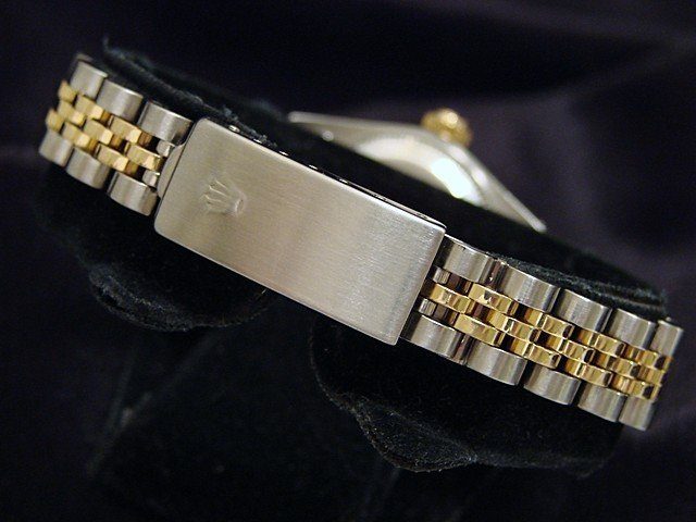 Pre-Owned Ladies Rolex Two-Tone 18K/SS Datejust Black 69173