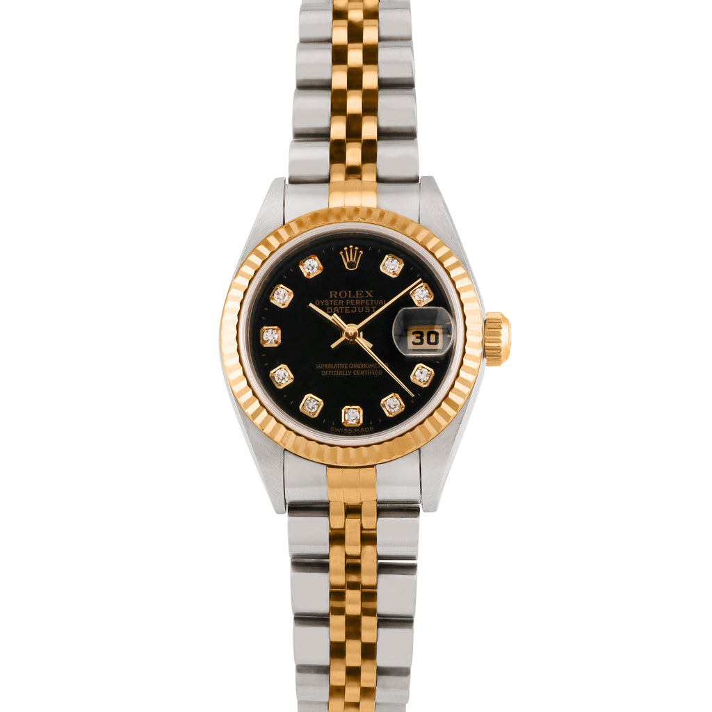 Pre-Owned Rolex Women's Datejust 26mm Stainless Steel and Yellow Gold Jubilee Wristwatch