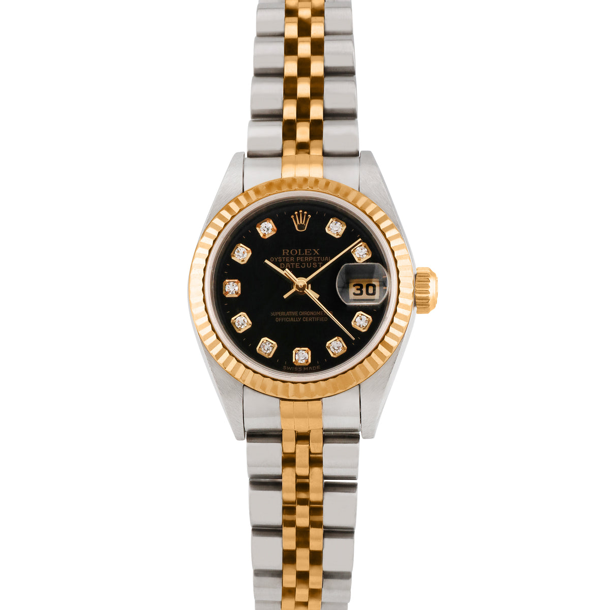 Pre-Owned Rolex Women's Datejust 26mm Stainless Steel and Yellow Gold Jubilee Wristwatch
